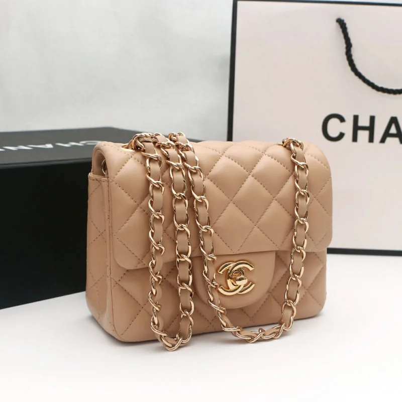 Chanel Lambskin 17Cm Class-Flap Bag 1115
