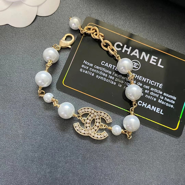 Pearl Double C Pearl Bracelet