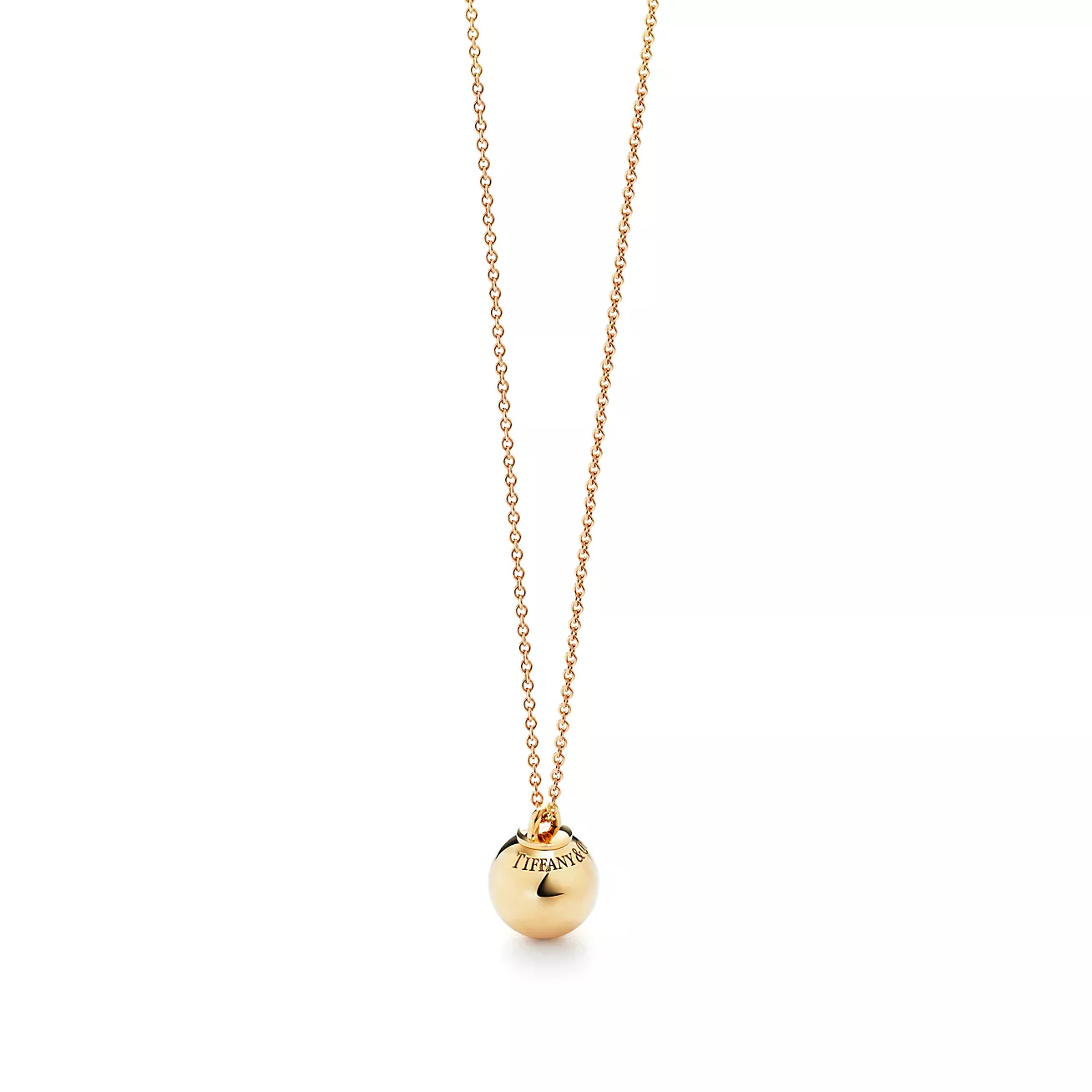 Tiffany & Co. HardWear Ball Pendant in Yellow Gold, 12.75 mm