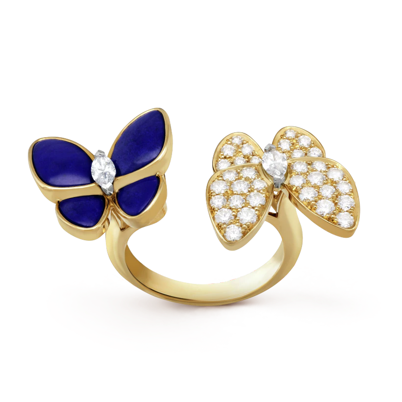 Van Cleef & Arpels Two Butterfly Between the Finger ring
