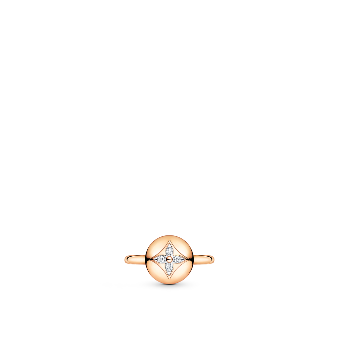 Louis Vuitton Color Blossom Ring, Pink Gold, White Gold And Diamonds
