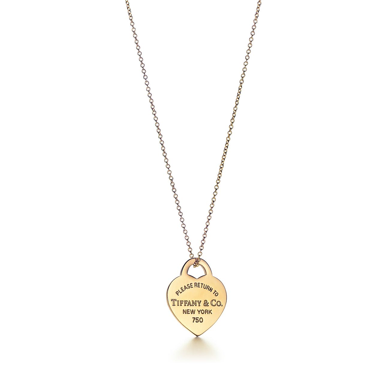 Tiffany & Co. Return to  Heart Tag Pendant in Yellow Gold