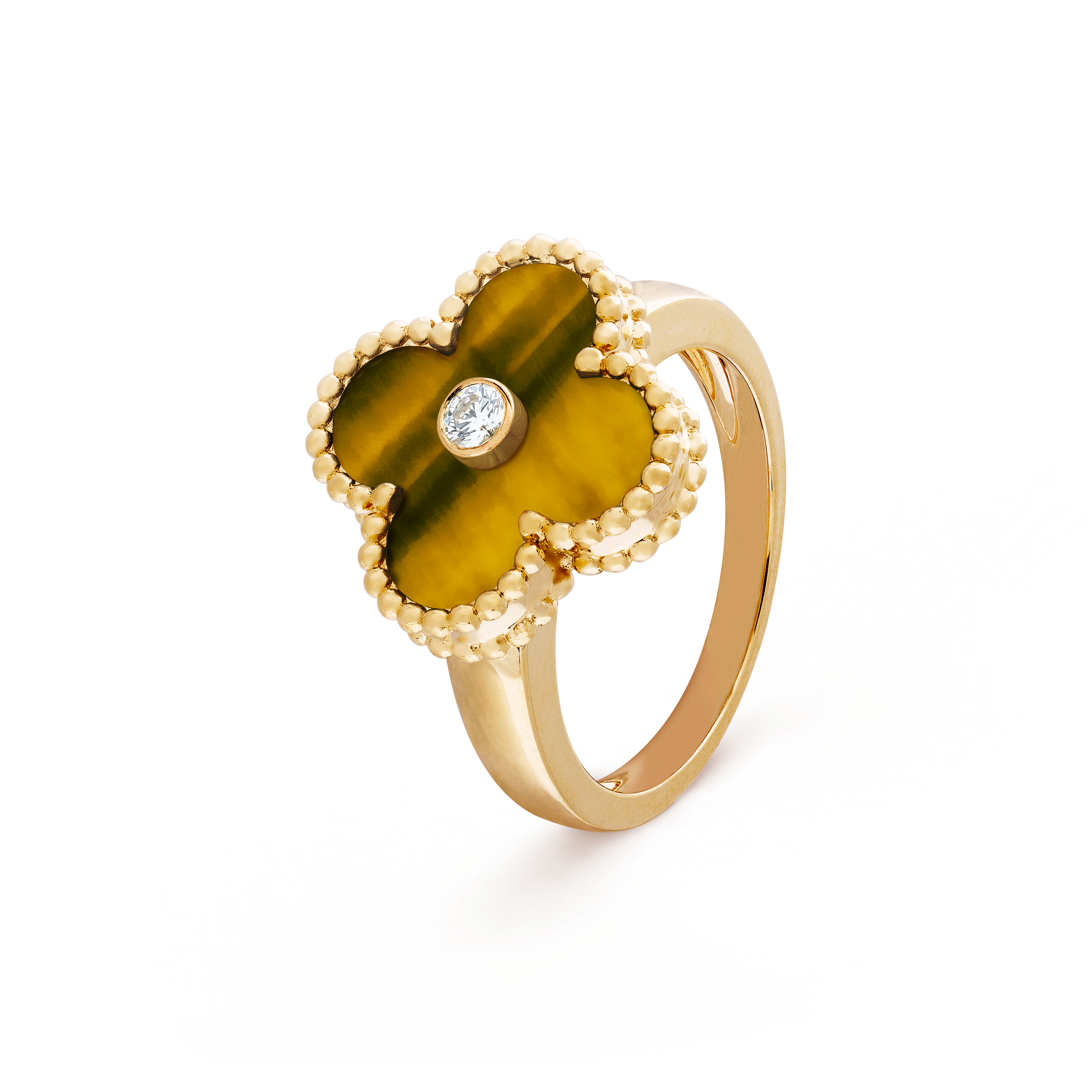 Vintage Alhambra Trio Set - Necklace, Ring, and Earrings