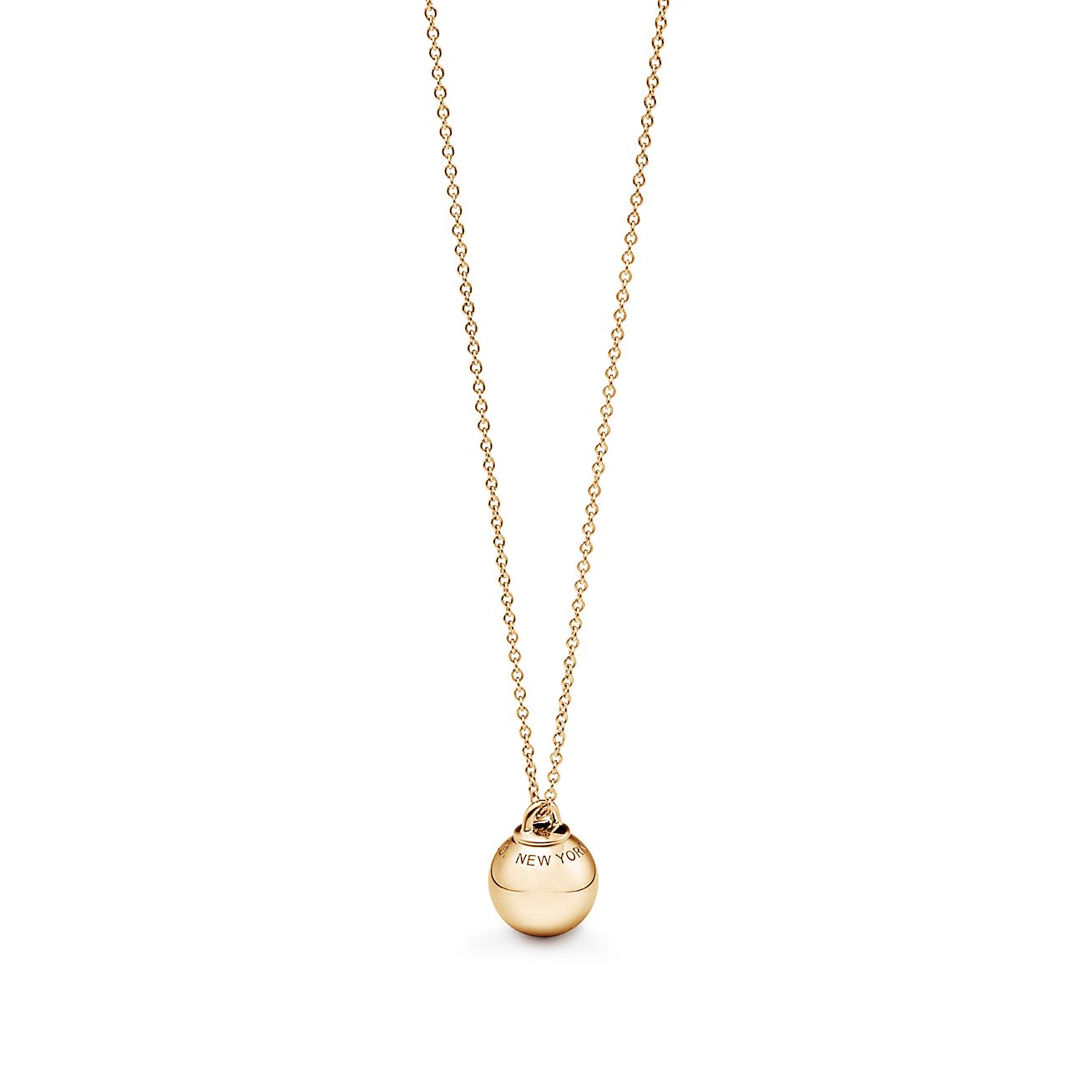 Tiffany & Co. HardWear Ball Pendant in Yellow Gold, 12.75 mm