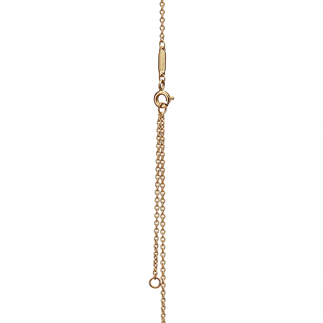Tiffany & Co. Knot Pendant in Yellow Gold with Diamonds