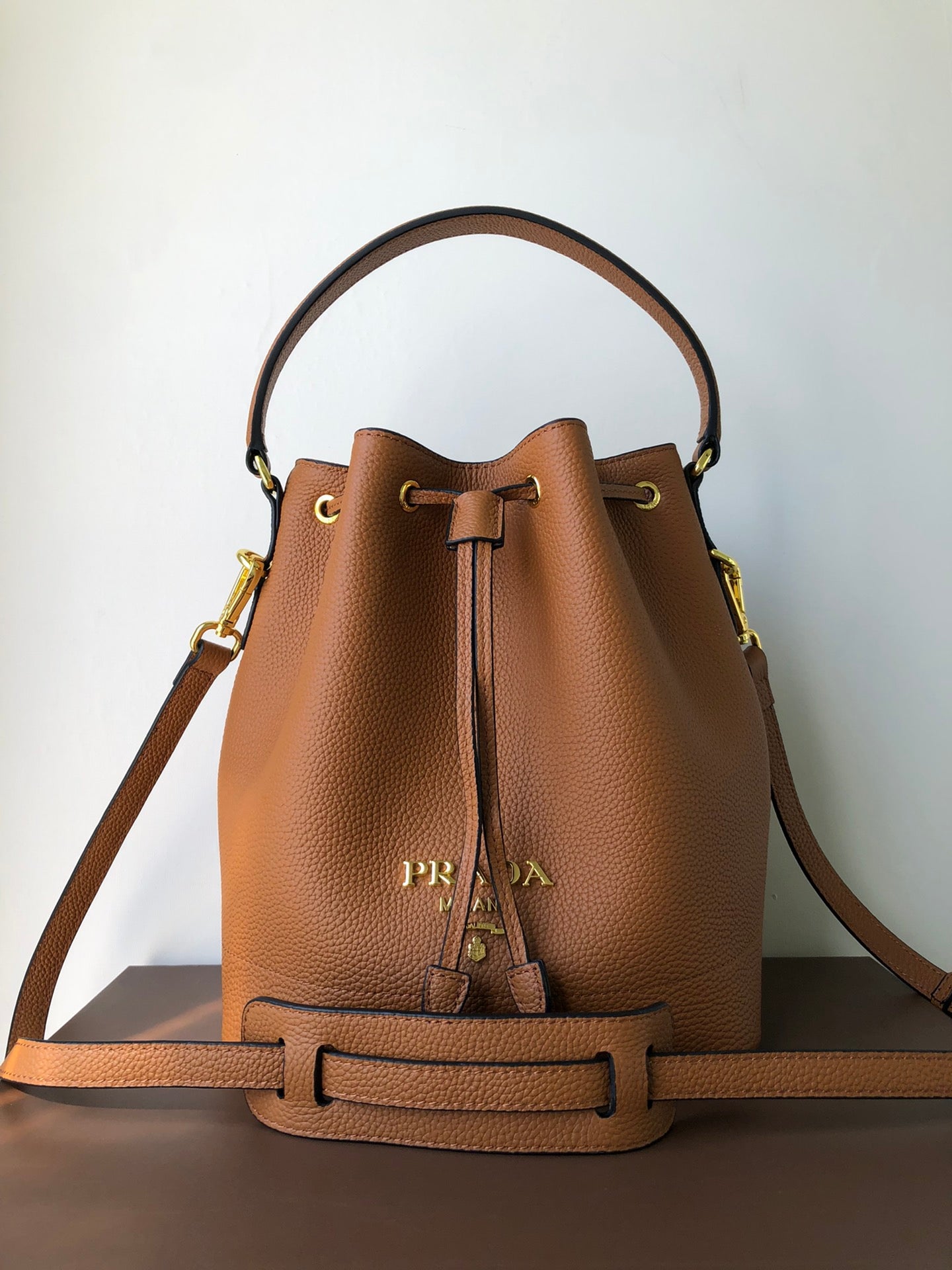 Prada Leather Bucket bag