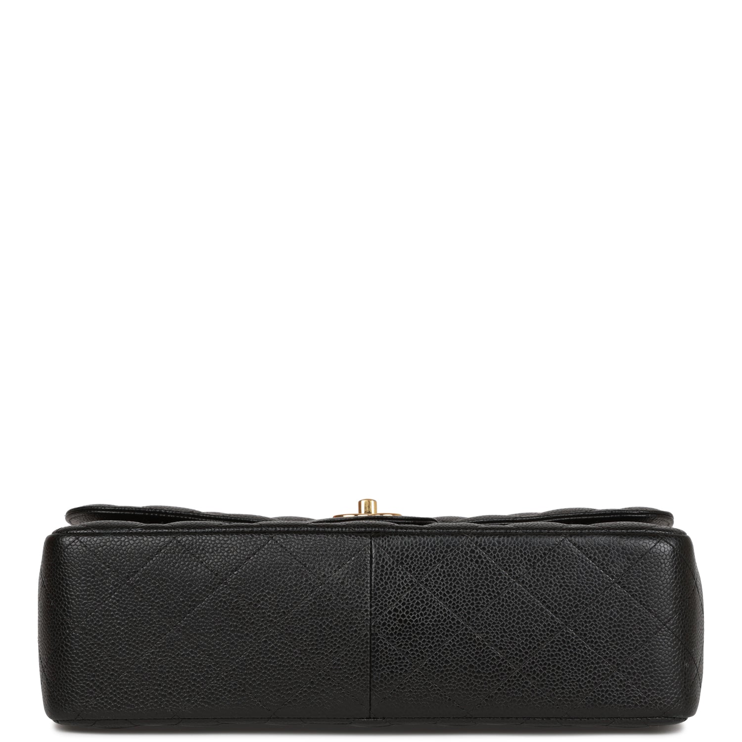 Jumbo Classic Double Flap Bag Black Caviar Gold Hardware