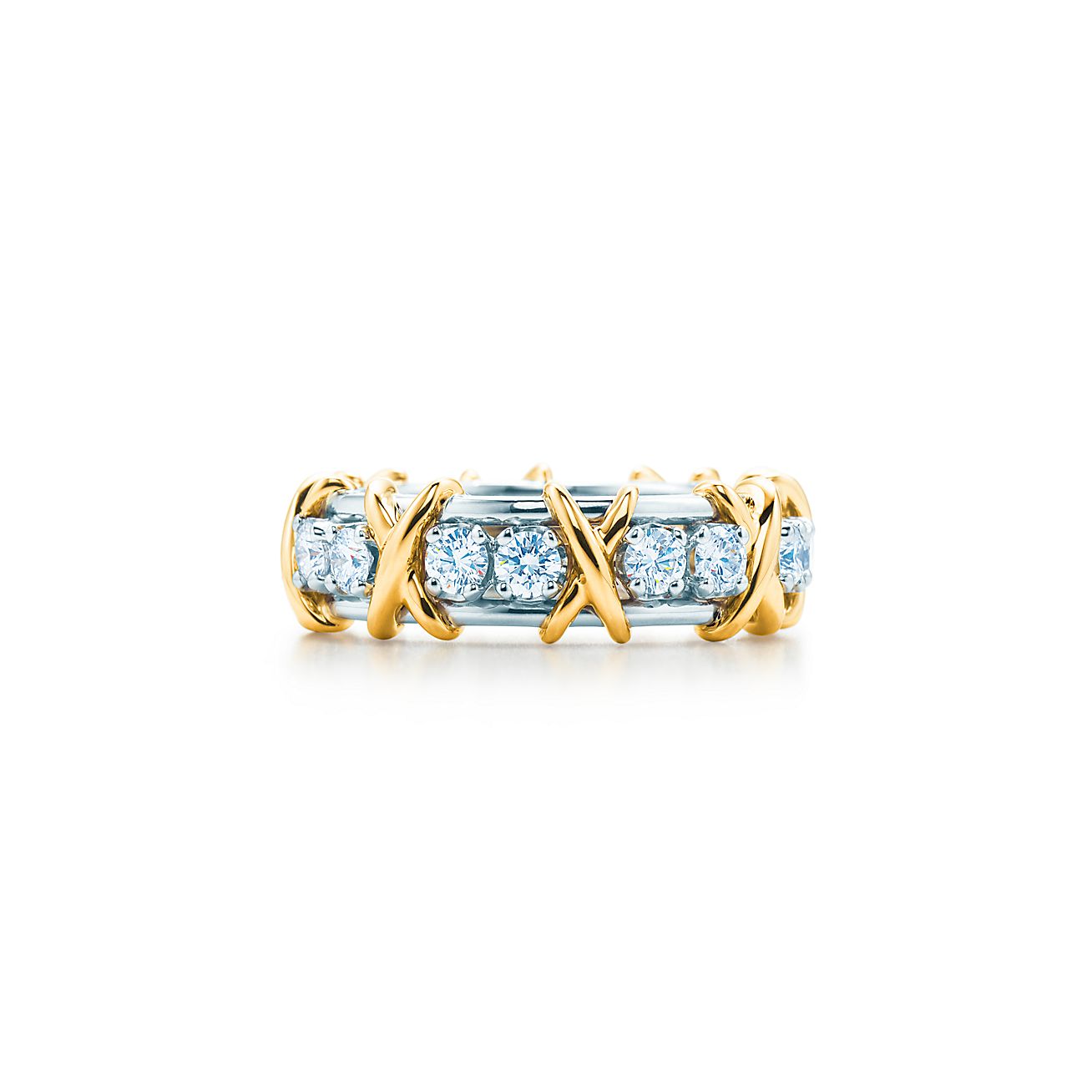 Tiffany & Co. Schlumberger Eighteen Stone Ring
