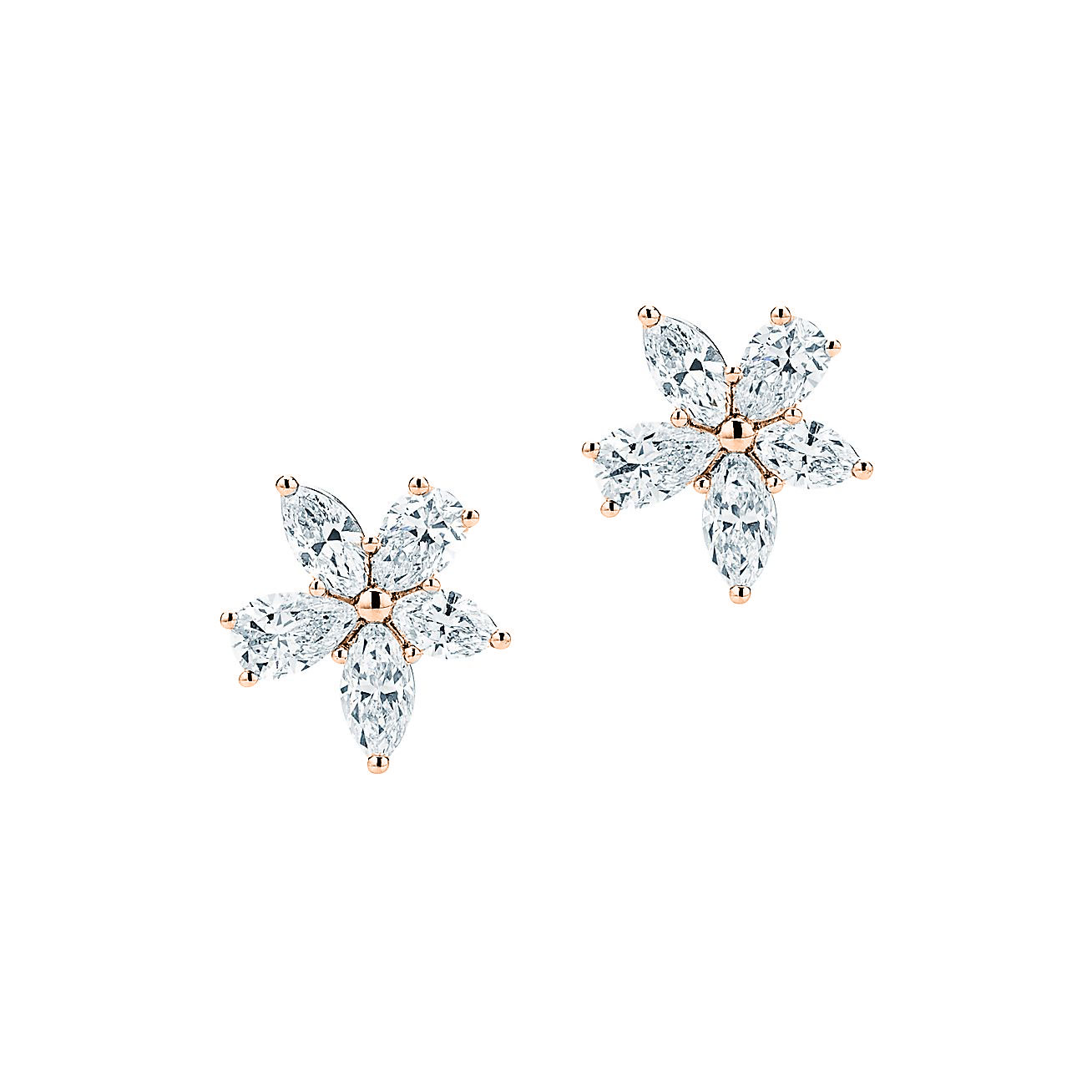 Tiffany & Co. Victoria Mixed Cluster Earrings