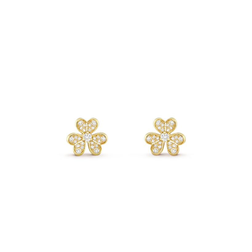 Van Cleef & Arpels Frivole earrings, mini model