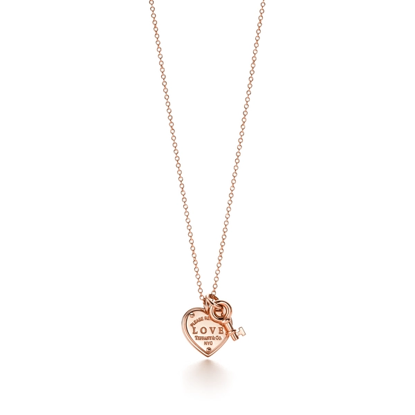 Tiffany & Co. Return to Love Heart Tag Key Pendant