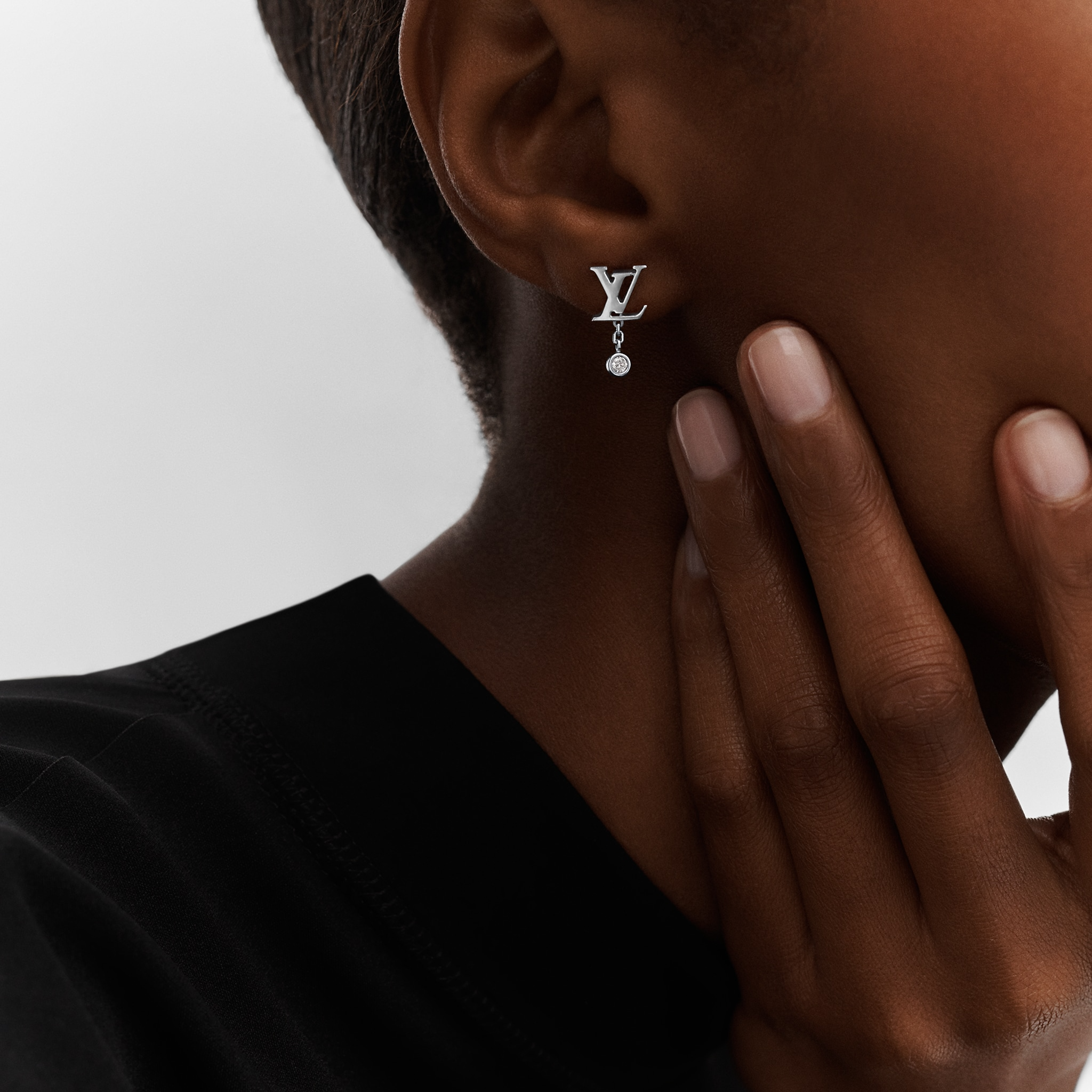 Louis Vuitton Idylle Blossom  Ear Stud, White Gold And Diamond - Per Unit