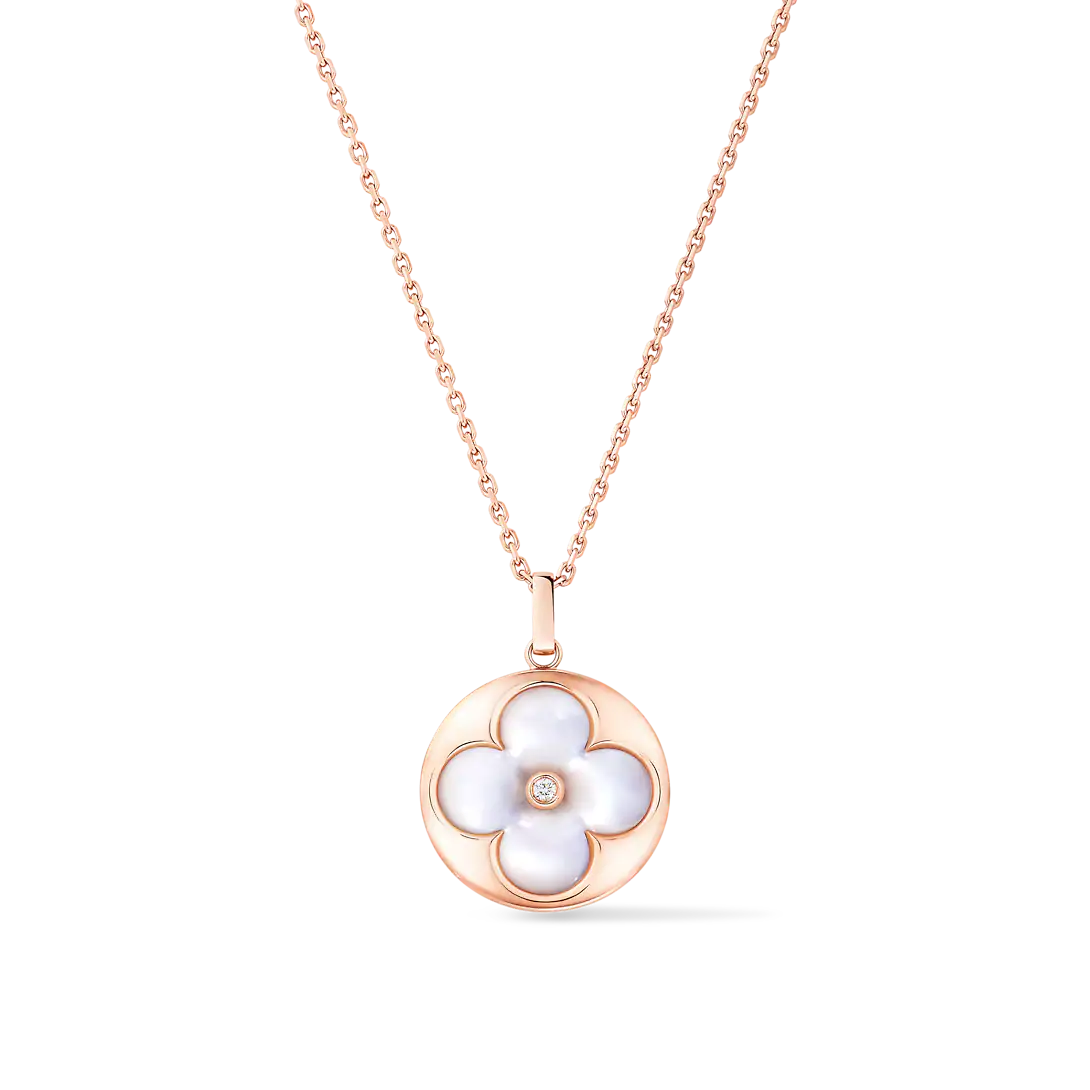 Louis Vuitton Color Blossom XL Medallion Pink Gold, White Mother-Of-Pearl and Diamond