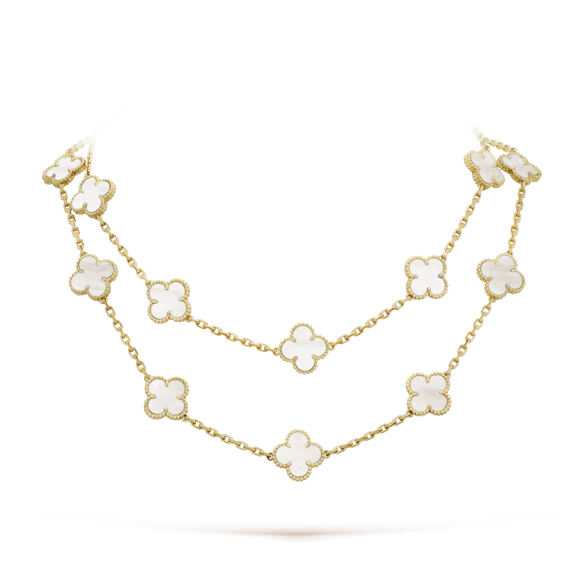 Van Cleef & Arpels Vintage Alhambra long necklace, 20 motifs