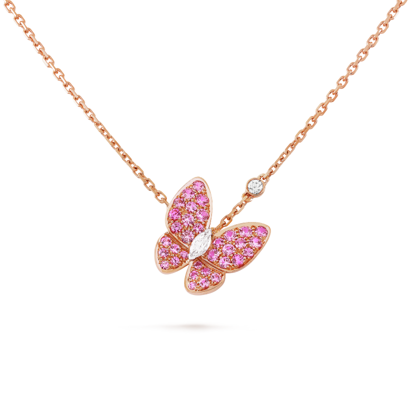 Van Cleef & Arpels Two Butterfly pendant