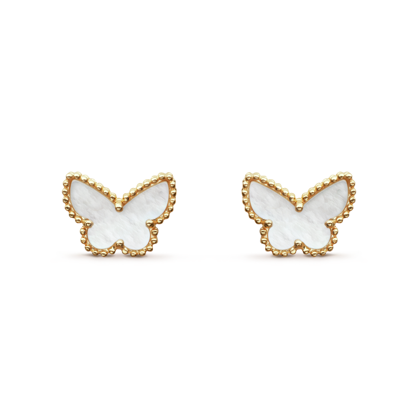 Van Cleef & Arpels Sweet Alhambra butterfly earstuds