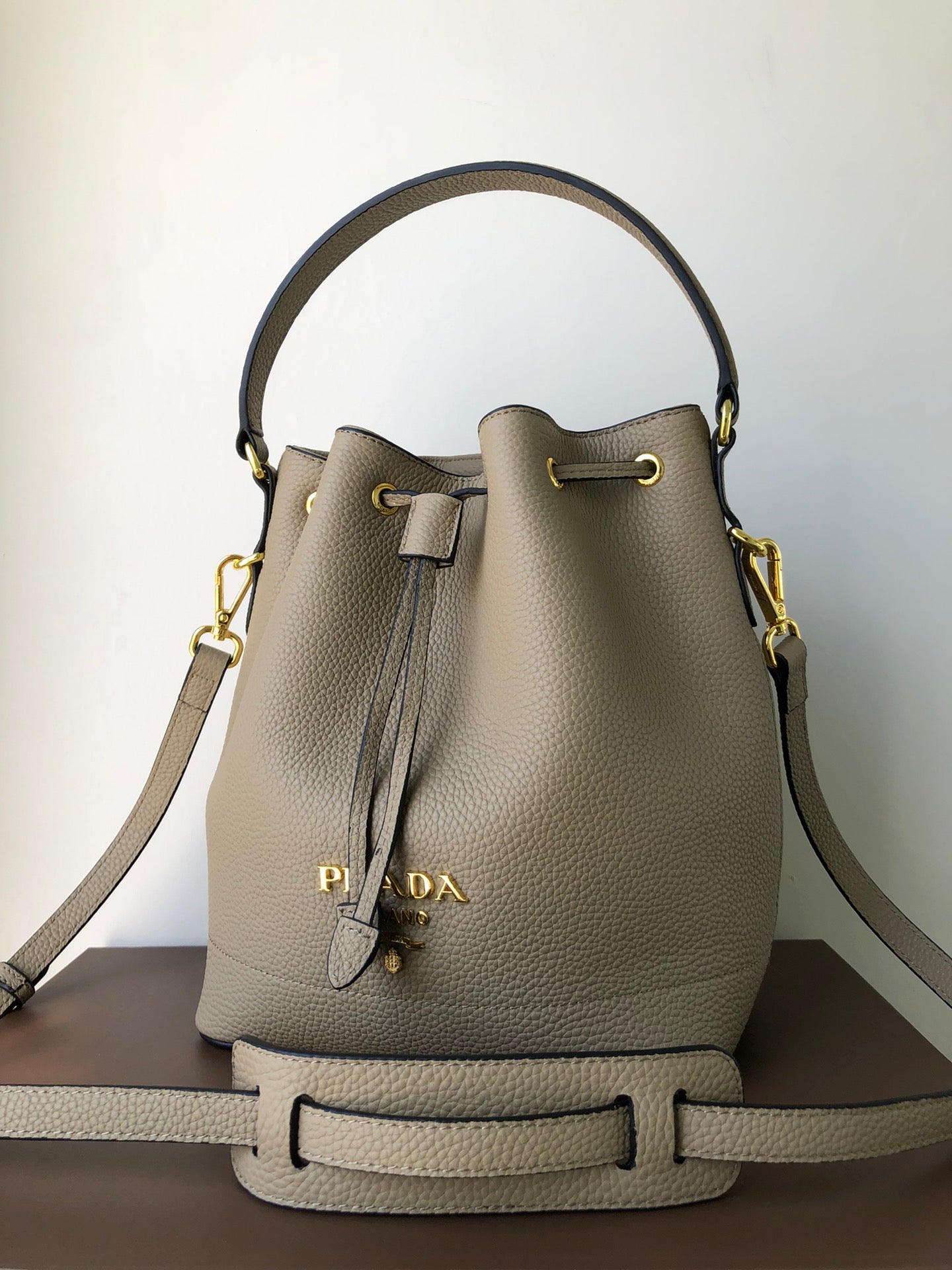 Prada Leather Bucket bag