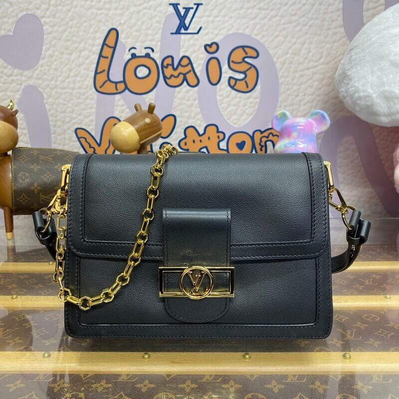 Louis Vuitton Calfskin Dauphine Soft MM