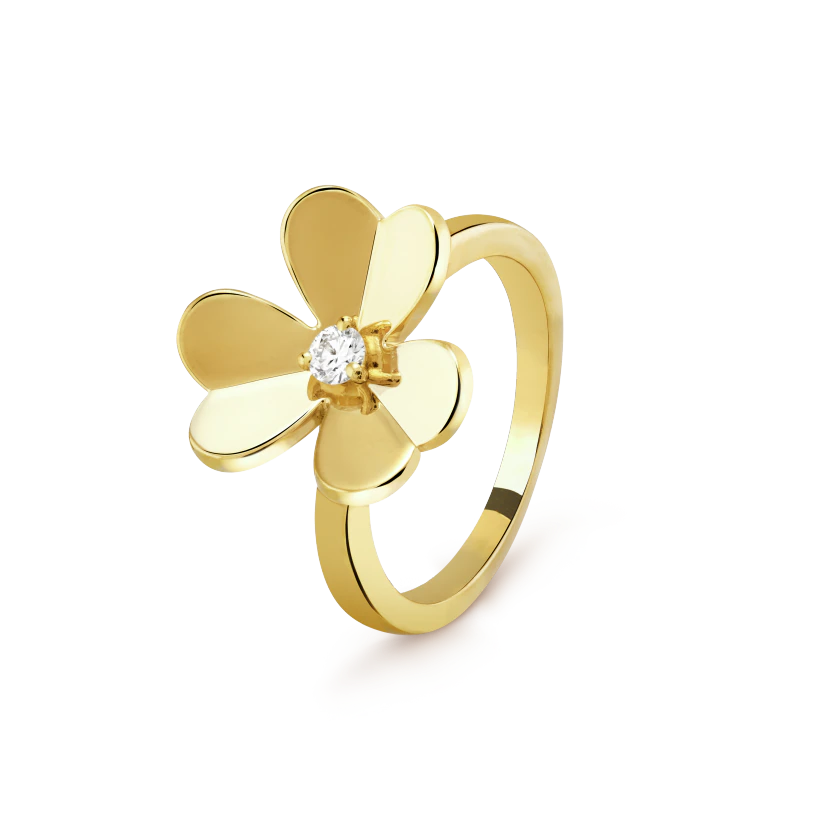 Van Cleef & Arpels Frivole ring, 1 flower, small model