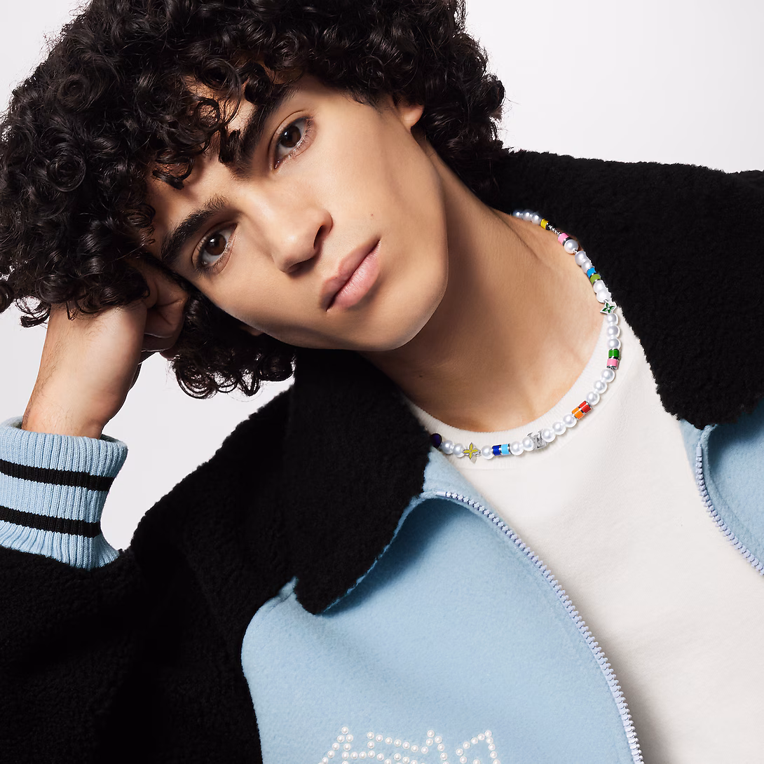 Louis Vuitton Monogram Pearls Party Necklace