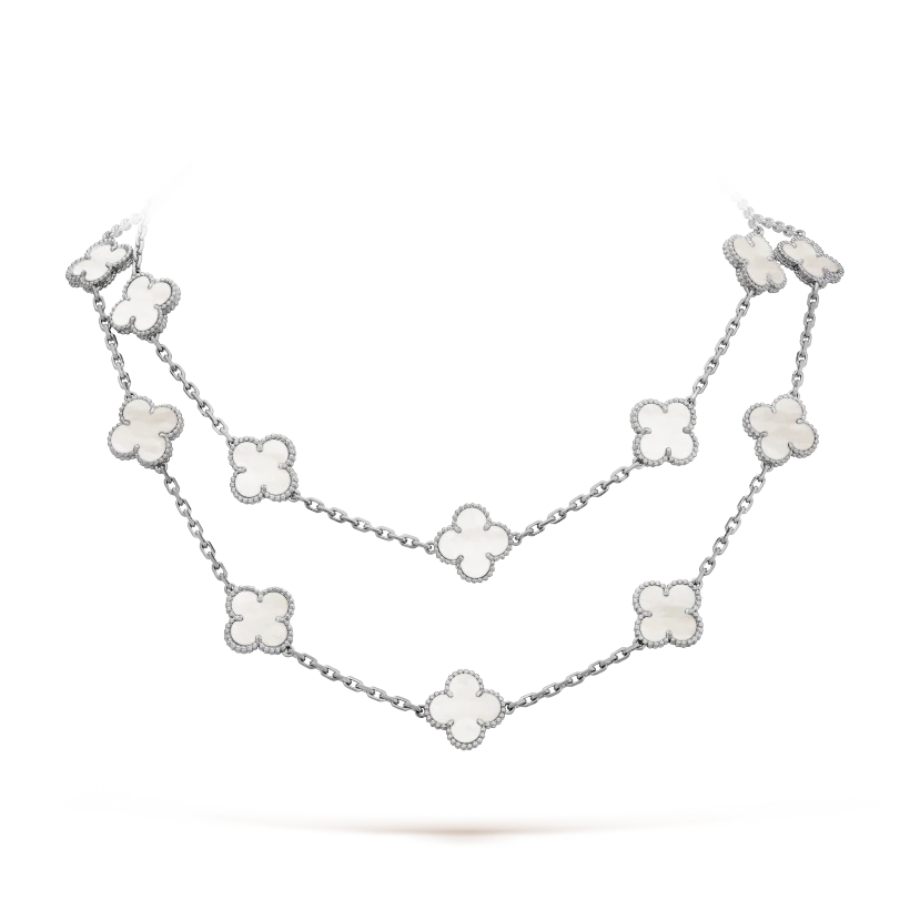 Van Cleef & Arpels Vintage Alhambra long necklace, 20 motifs