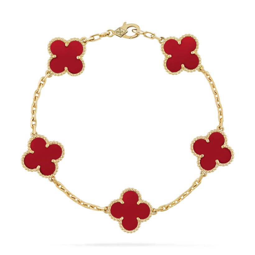 Van Cleef & Arpels Vintage Alhambra bracelet, 5 motifs