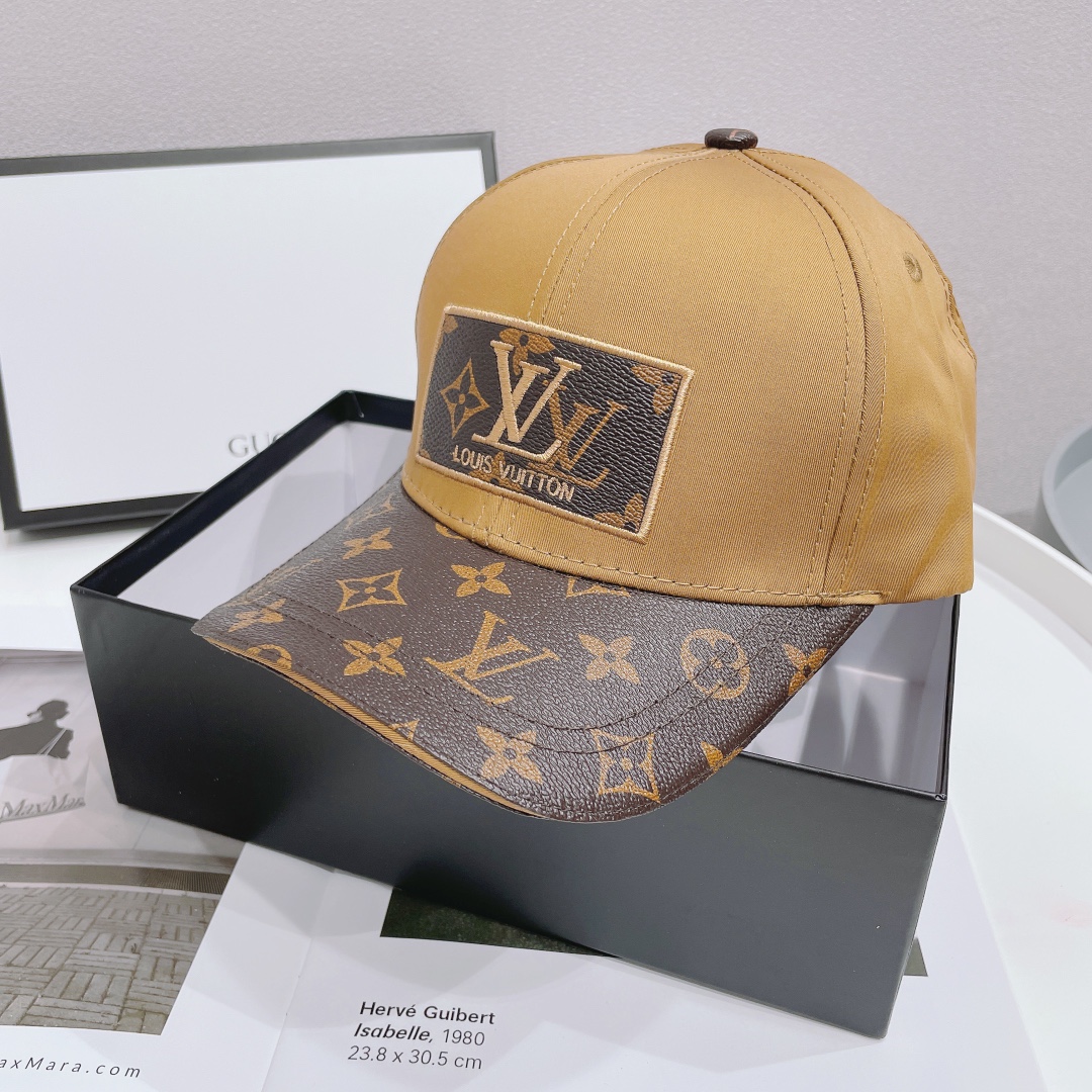 Louis Vuitton New Stitching Presbyopia Fisherman Cap - Brown