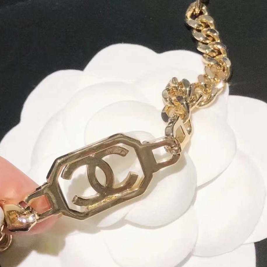 Double C Pearl Bracelet