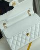 Chanel Classic Flap Handbag Gold Metal