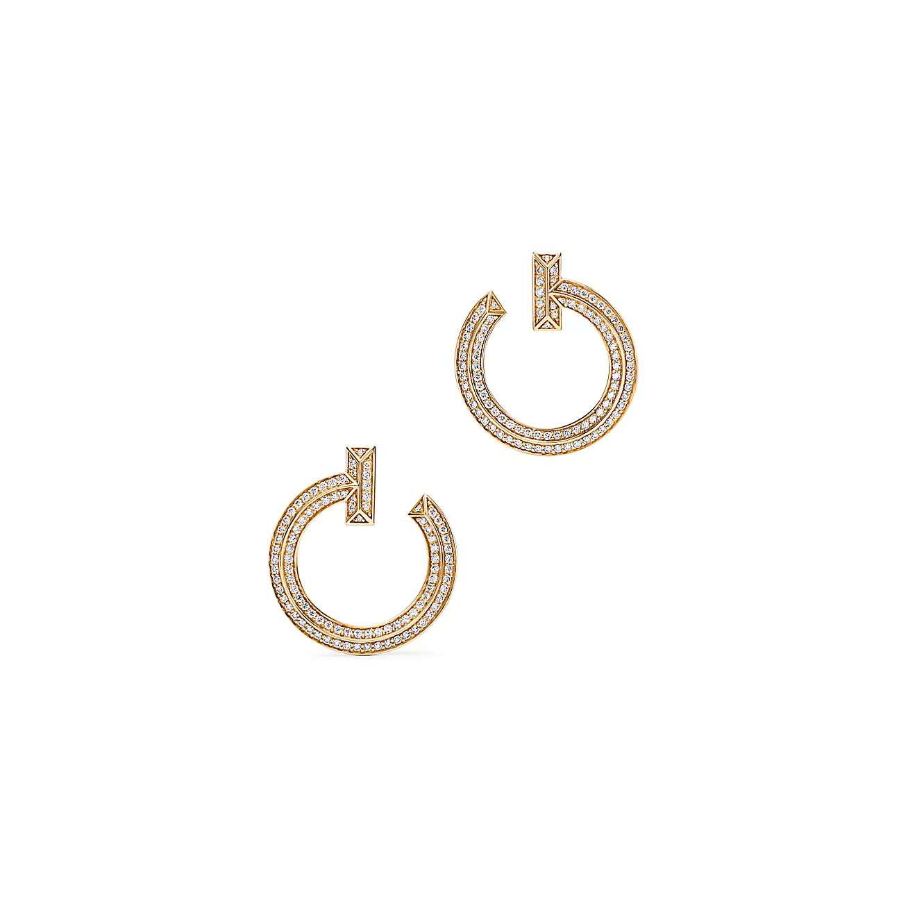 Tiffany & Co. T T1 Open Hoop Earrings