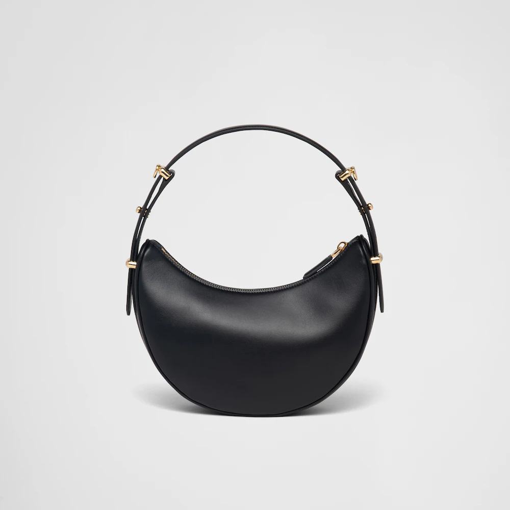 Arque leather shoulder bag