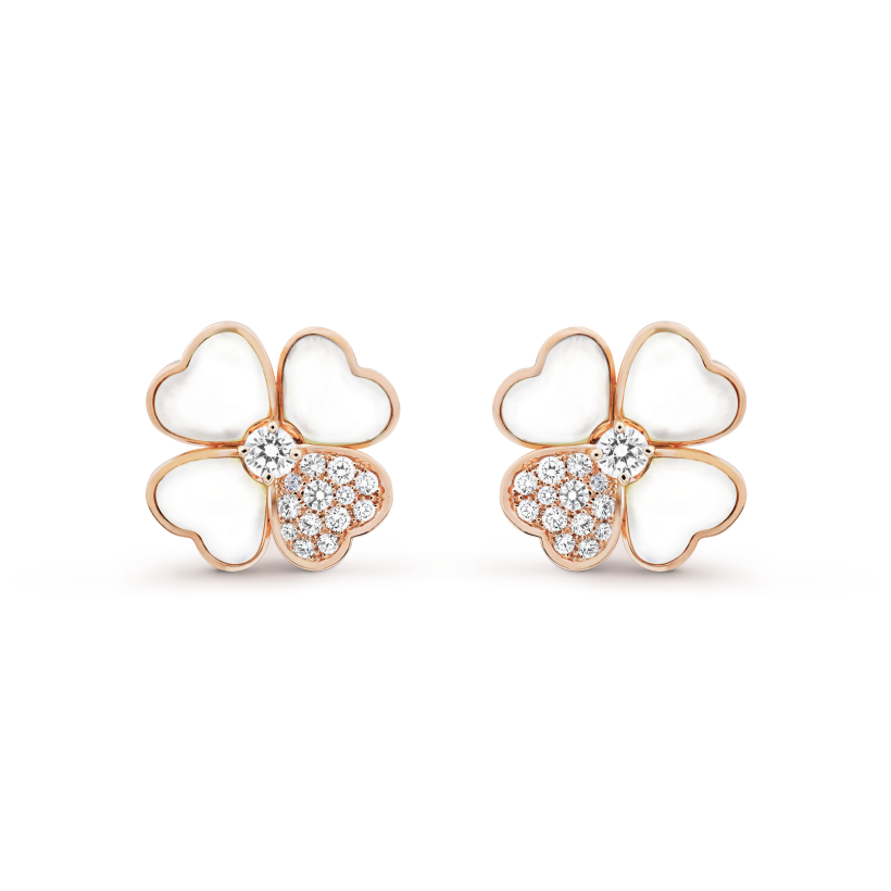 Van Cleef & Arpels Cosmos earrings, medium model