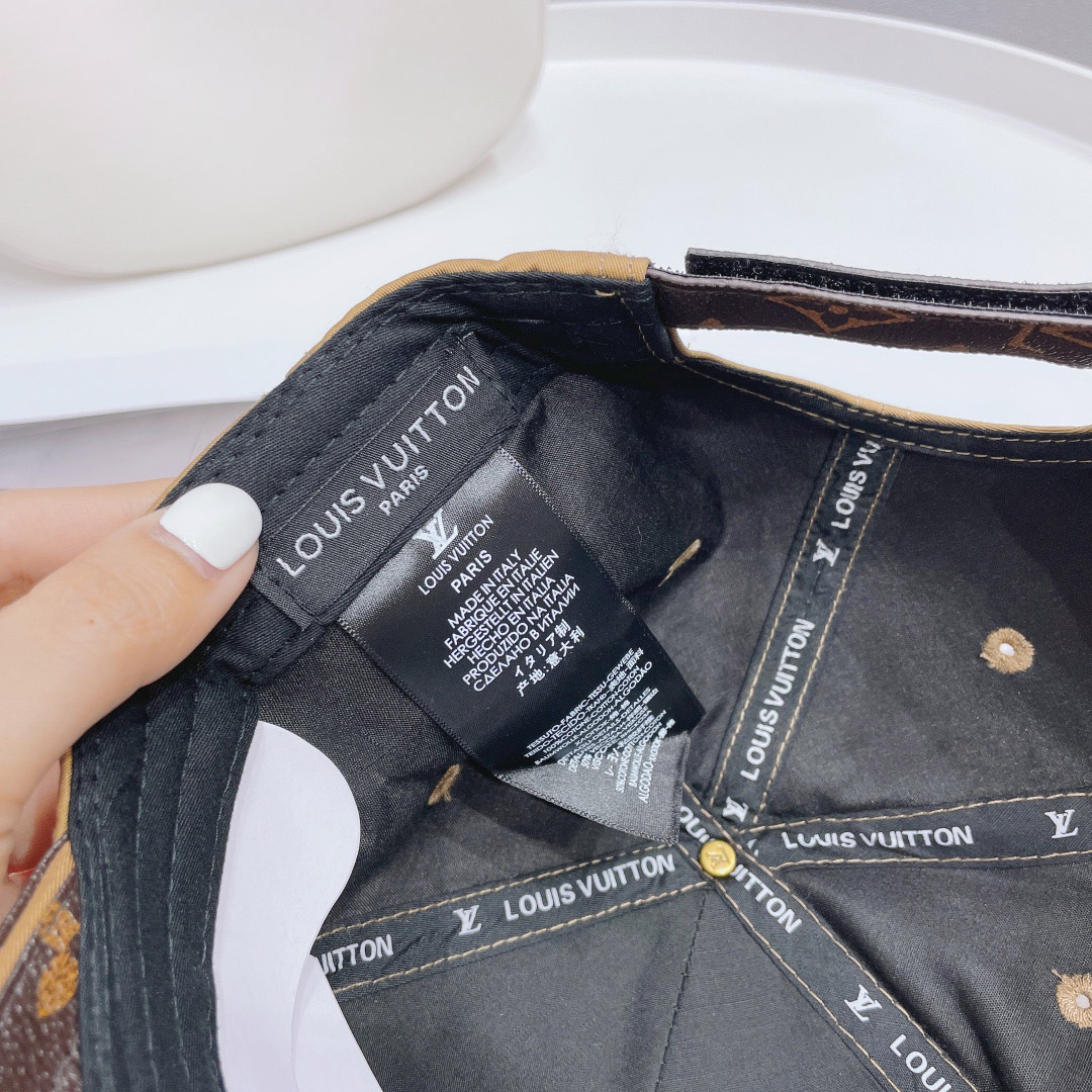 Louis Vuitton New Stitching Presbyopia Fisherman Cap - Brown