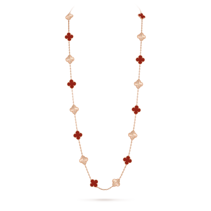 Van Cleef & Arpels Vintage Alhambra long necklace, 20 motifs