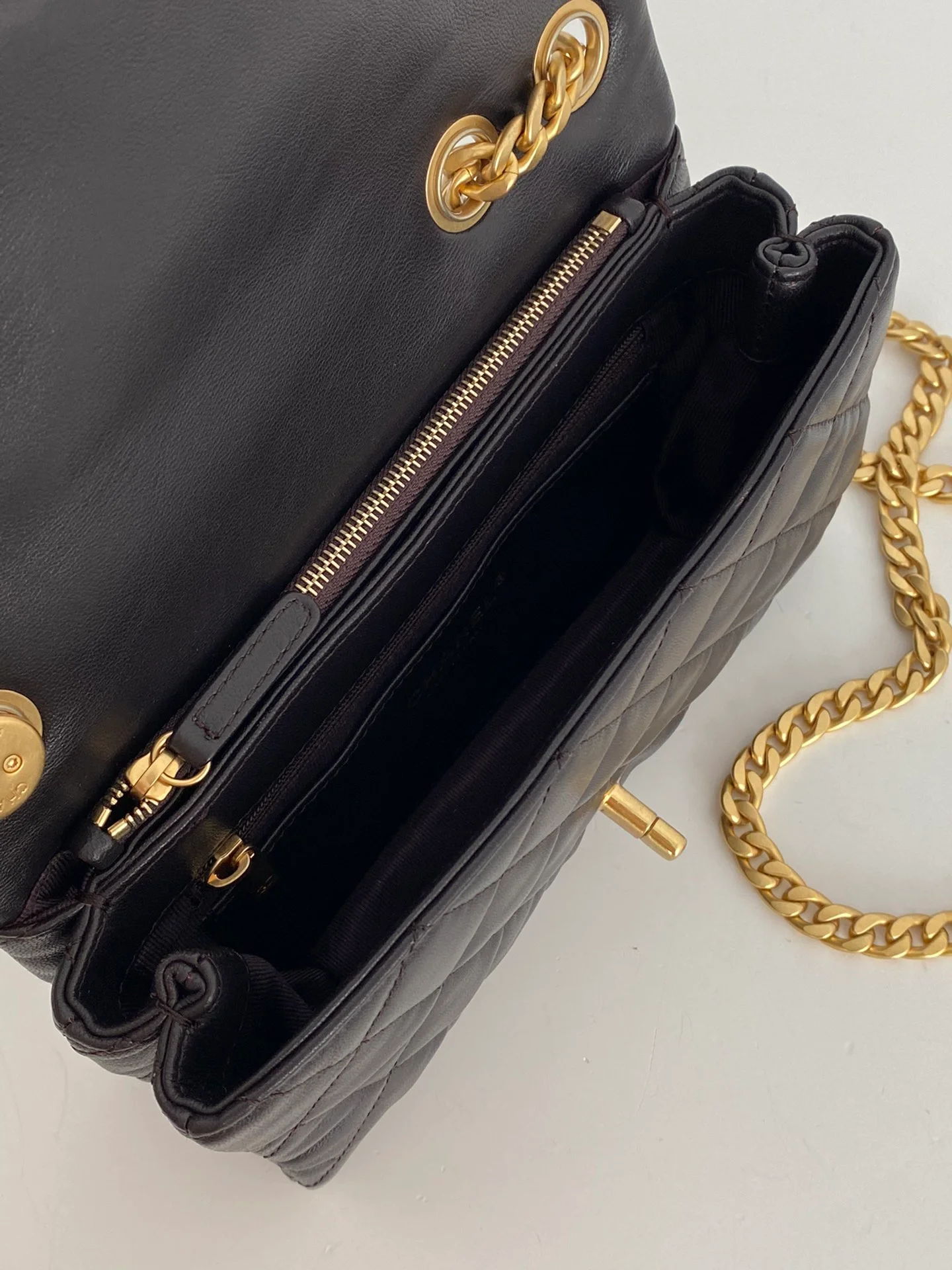 Chanel Small Flap Bag Black For Women, Women’s Bags 8.7in/22cm