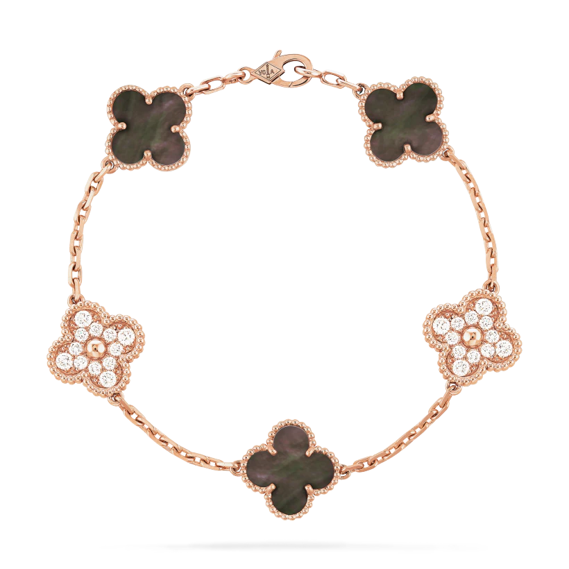 Van Cleef & Arpels Vintage Alhambra bracelet, 5 motifs