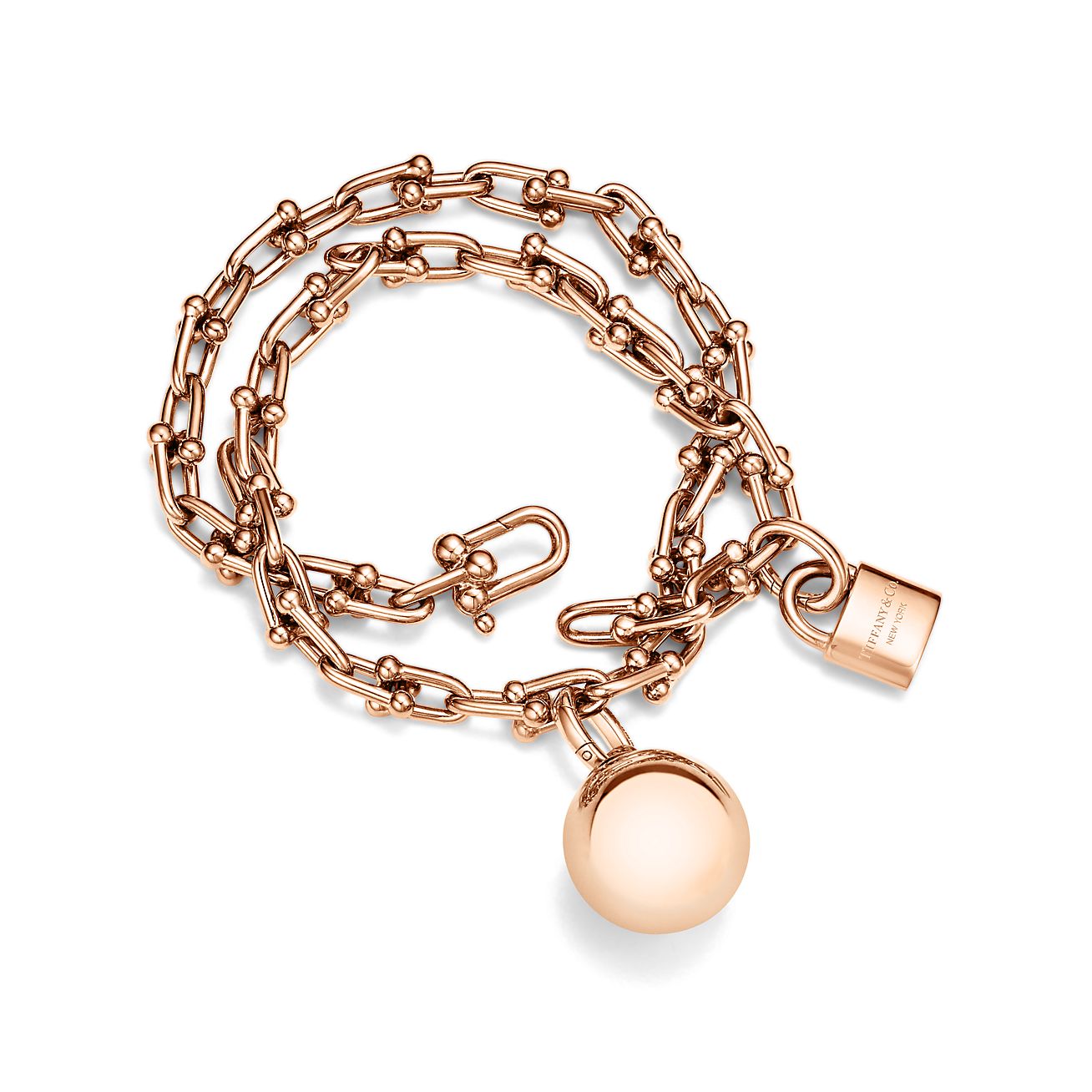 Tiffany & Co. HardWear Small Wrap Bracelet in Rose Gold