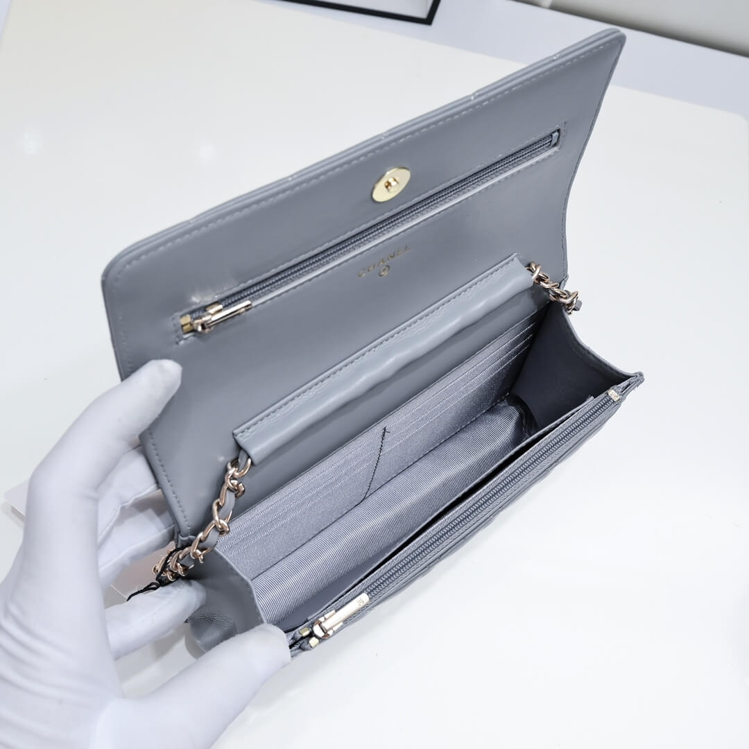 Chanel classic chain wallet