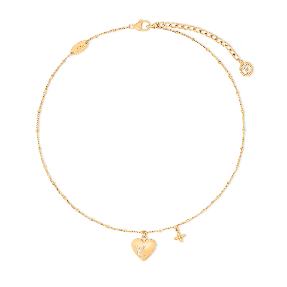 Louis Vuitton Blooming Heart Necklace M02310