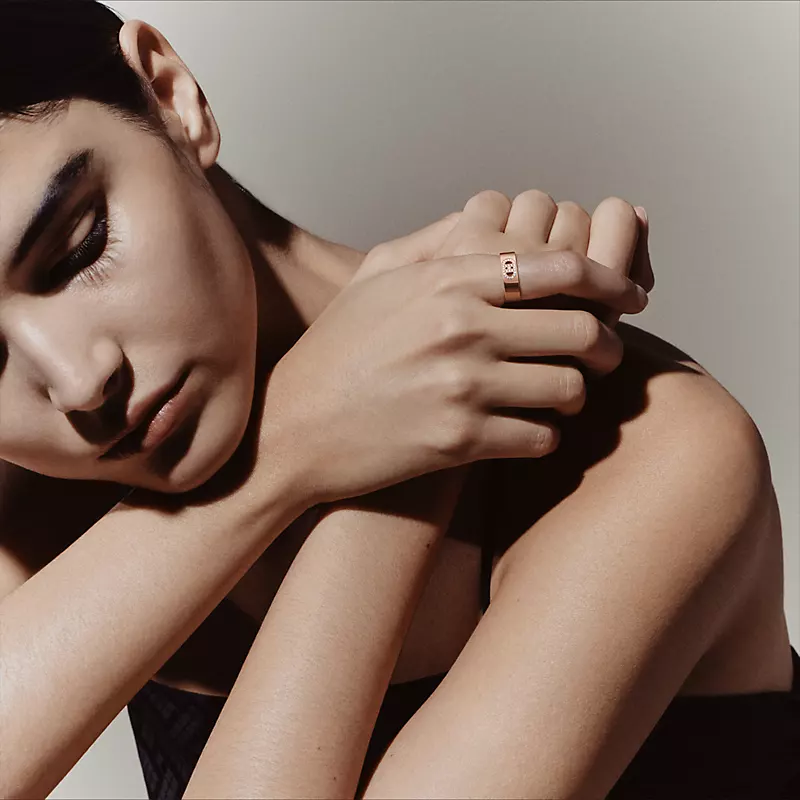 Hermes H d'ancre ring, small model