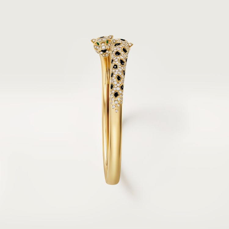 Panthere de Cartier bracelet, small model, half-paved