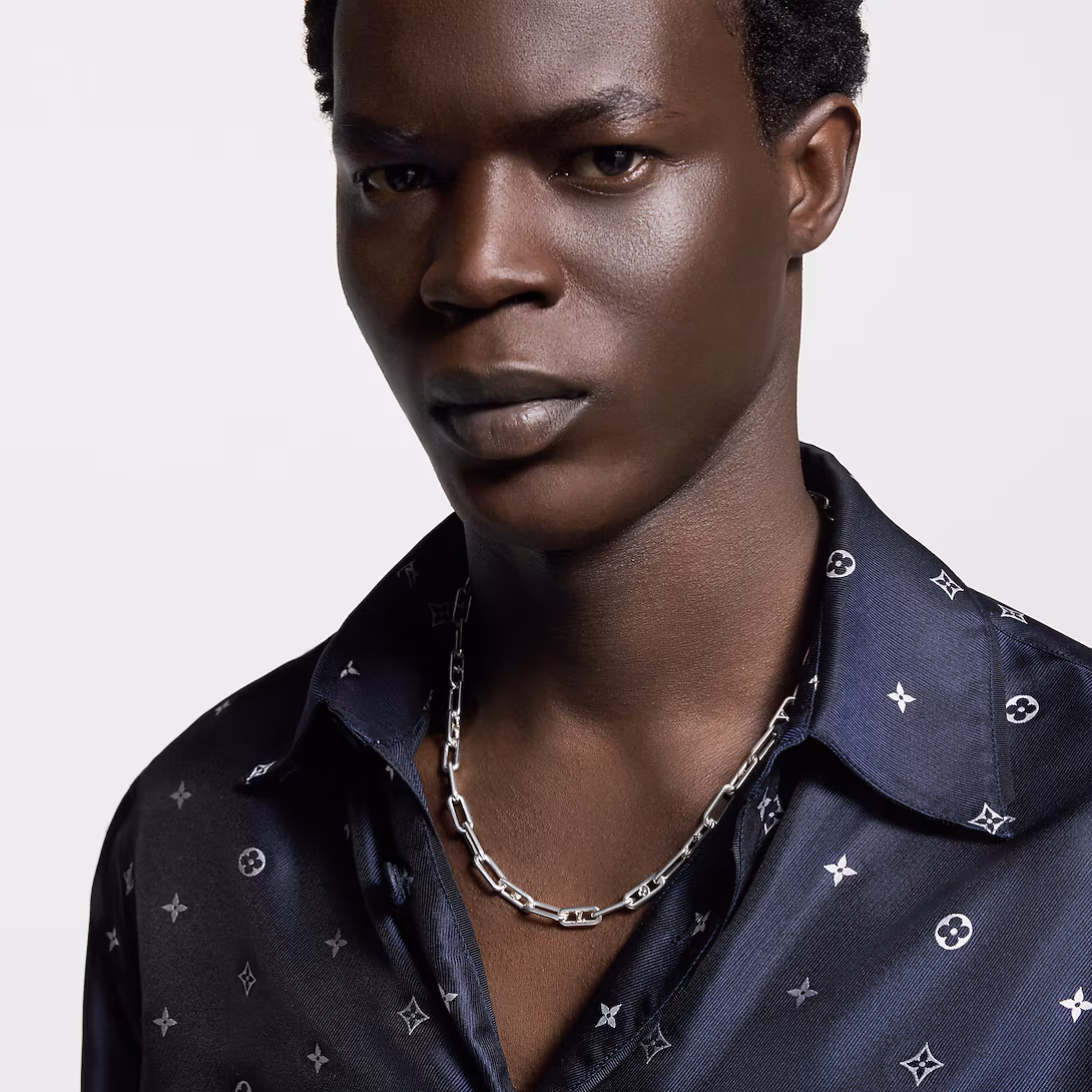 Louis Vuitton Sleek Monogram Necklace M02488