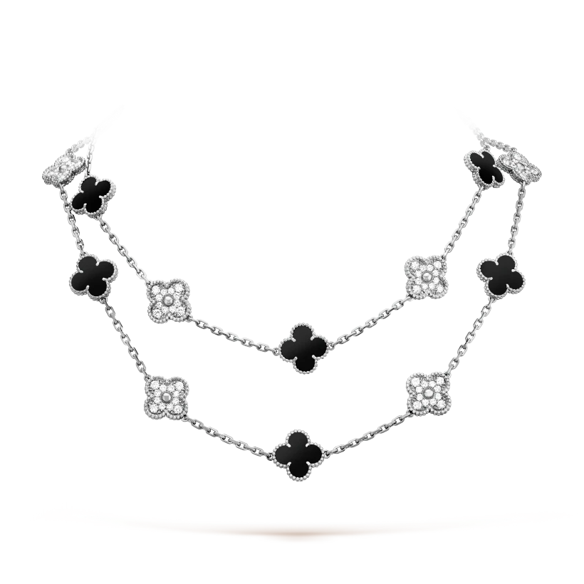 Van Cleef & Arpels Vintage Alhambra long necklace, 20 motifs