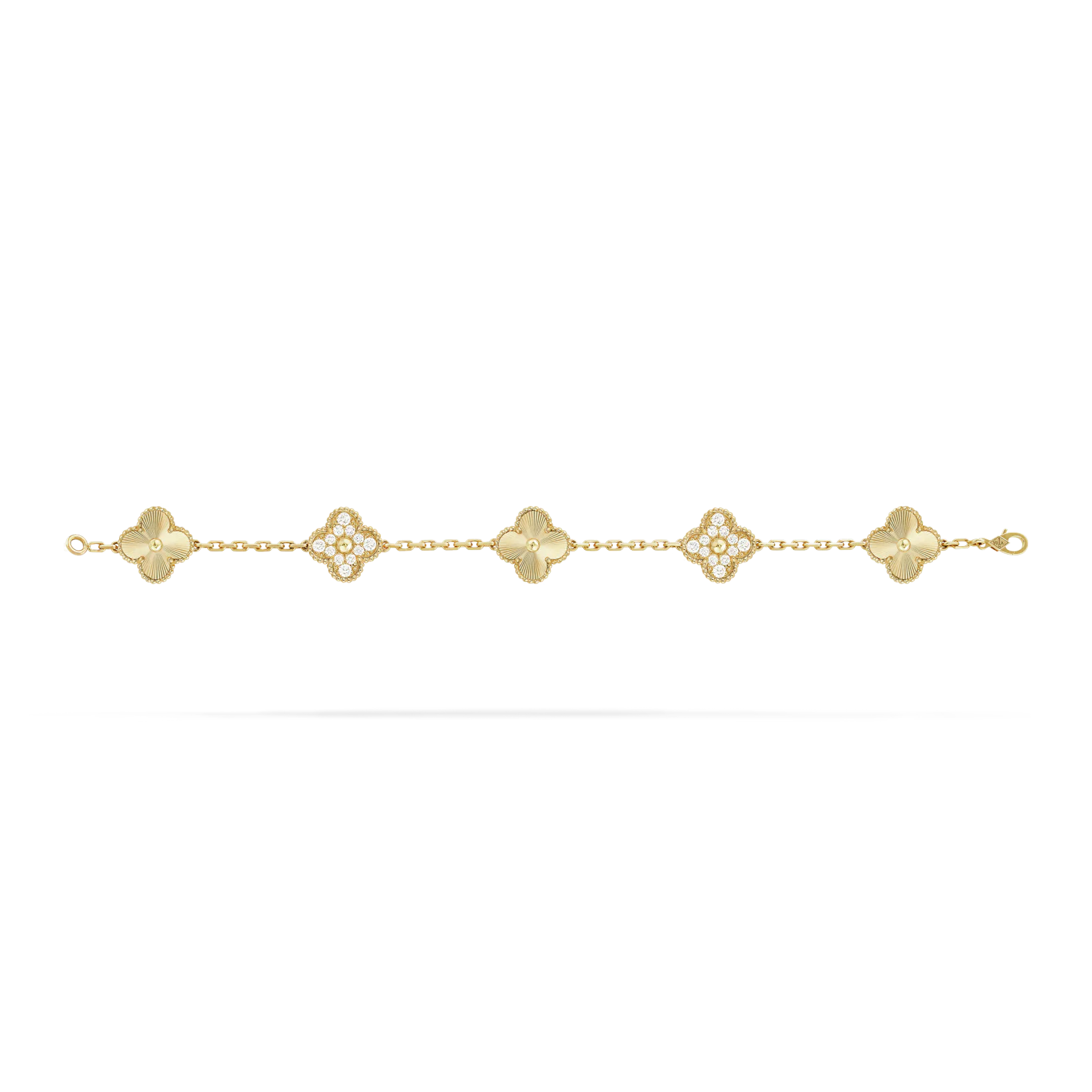 Vintage Alhambra Bracelet, 5 Charms