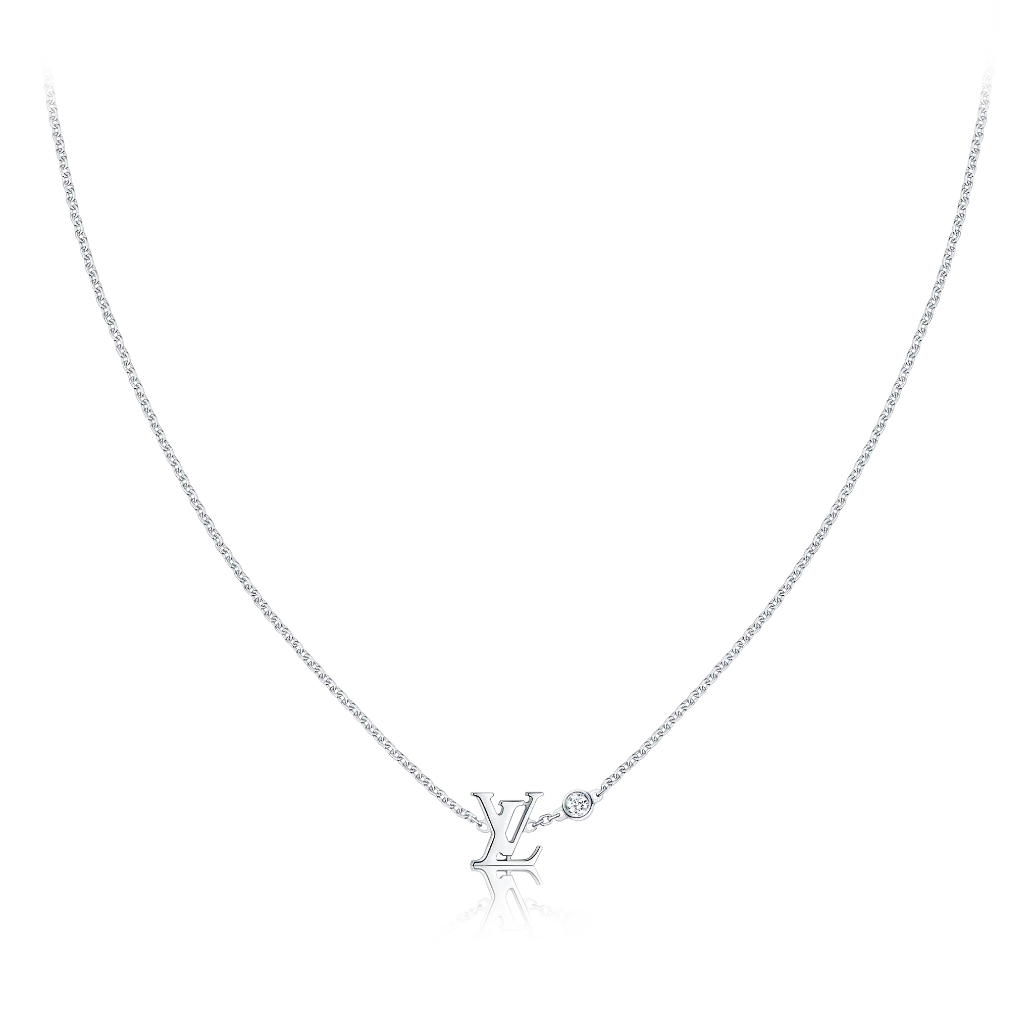 Louis Vuitton IDYLLE BLOSSOM  PENDANT, WHITE GOLD AND DIAMOND