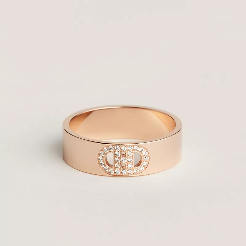 Hermes H d'ancre ring, small model
