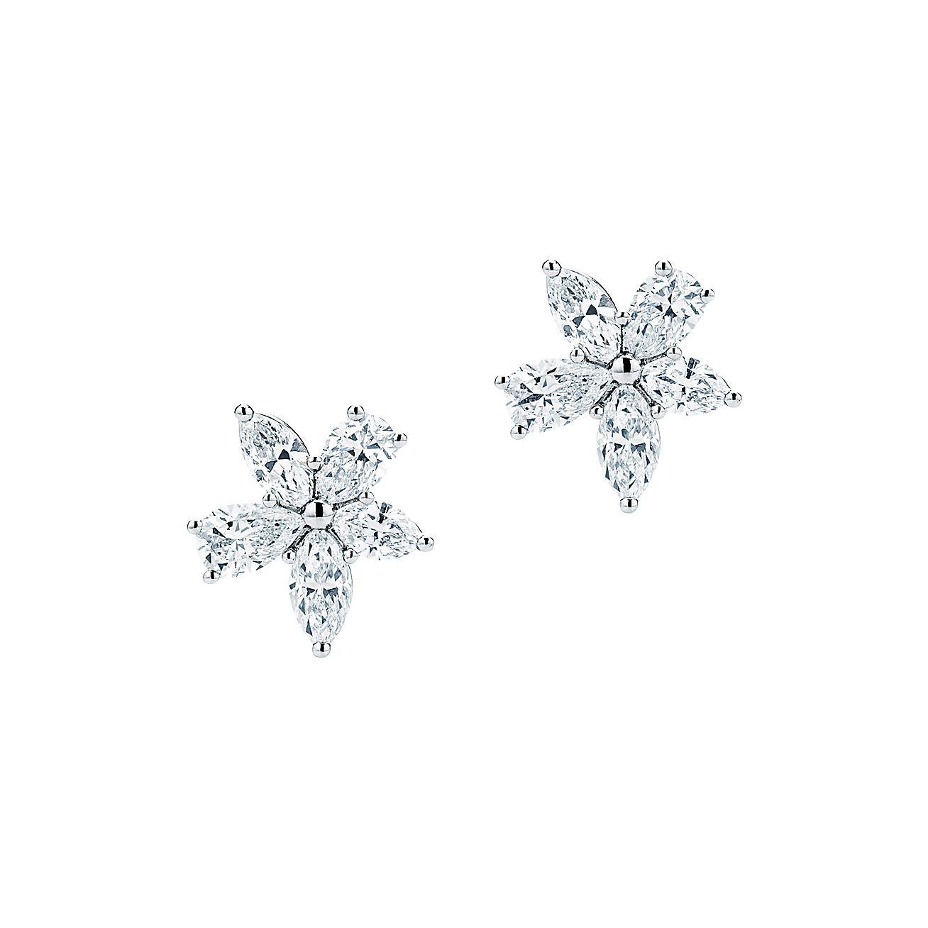 Tiffany & Co. Victoria Mixed Cluster Earrings