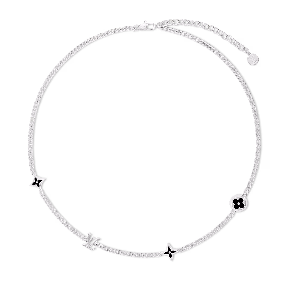 Louis Vuitton LV Spike Charms Necklace M01717