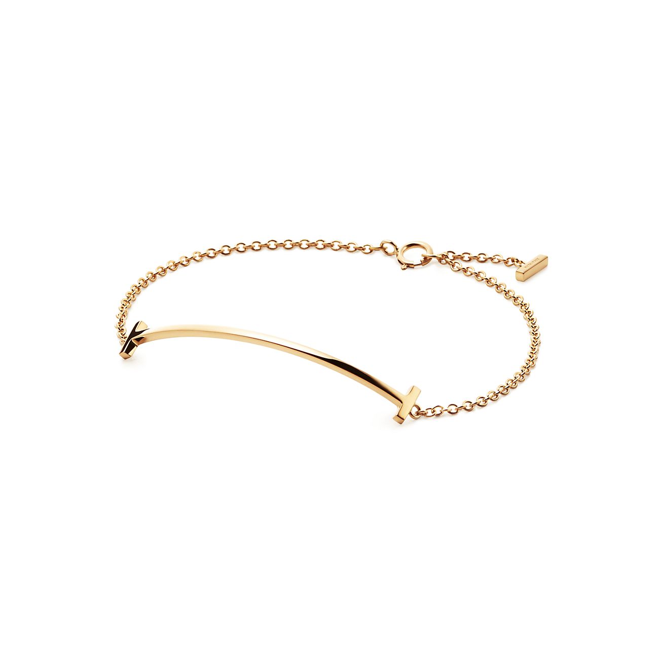 Tiffany & Co. T Smile Bracelet in Yellow Gold