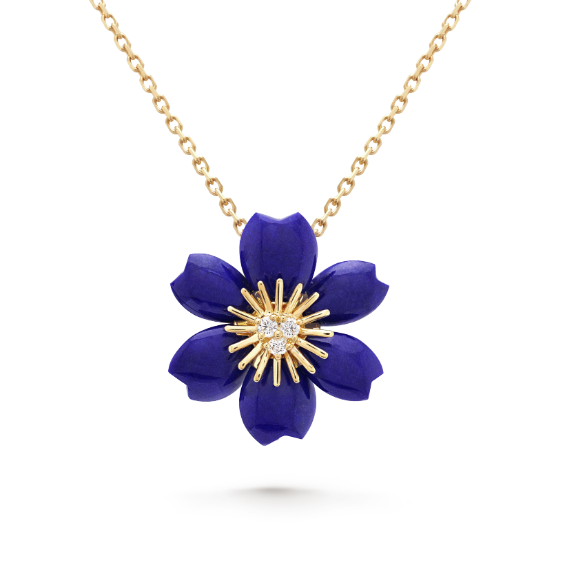 Van Cleef & Arpels Rose de Noel pendant, mini model